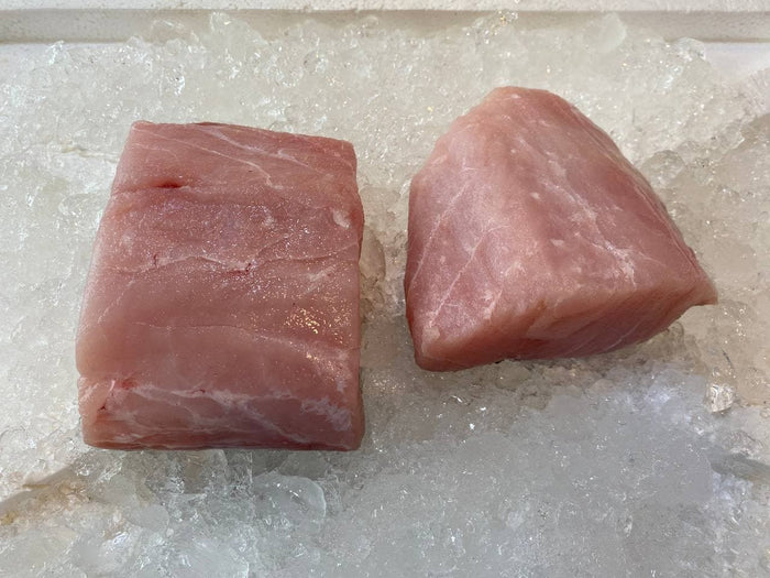 Portioned fish fillets for a week of meals