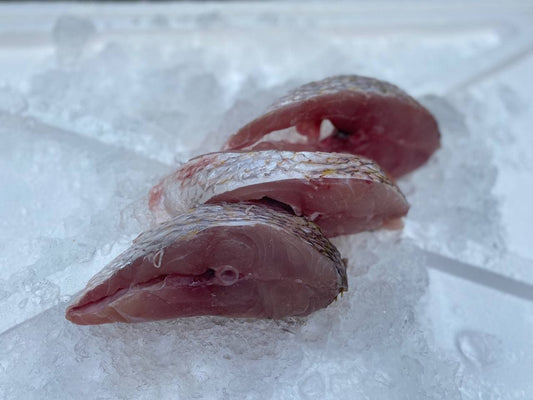 ang go li white snapper steak slices