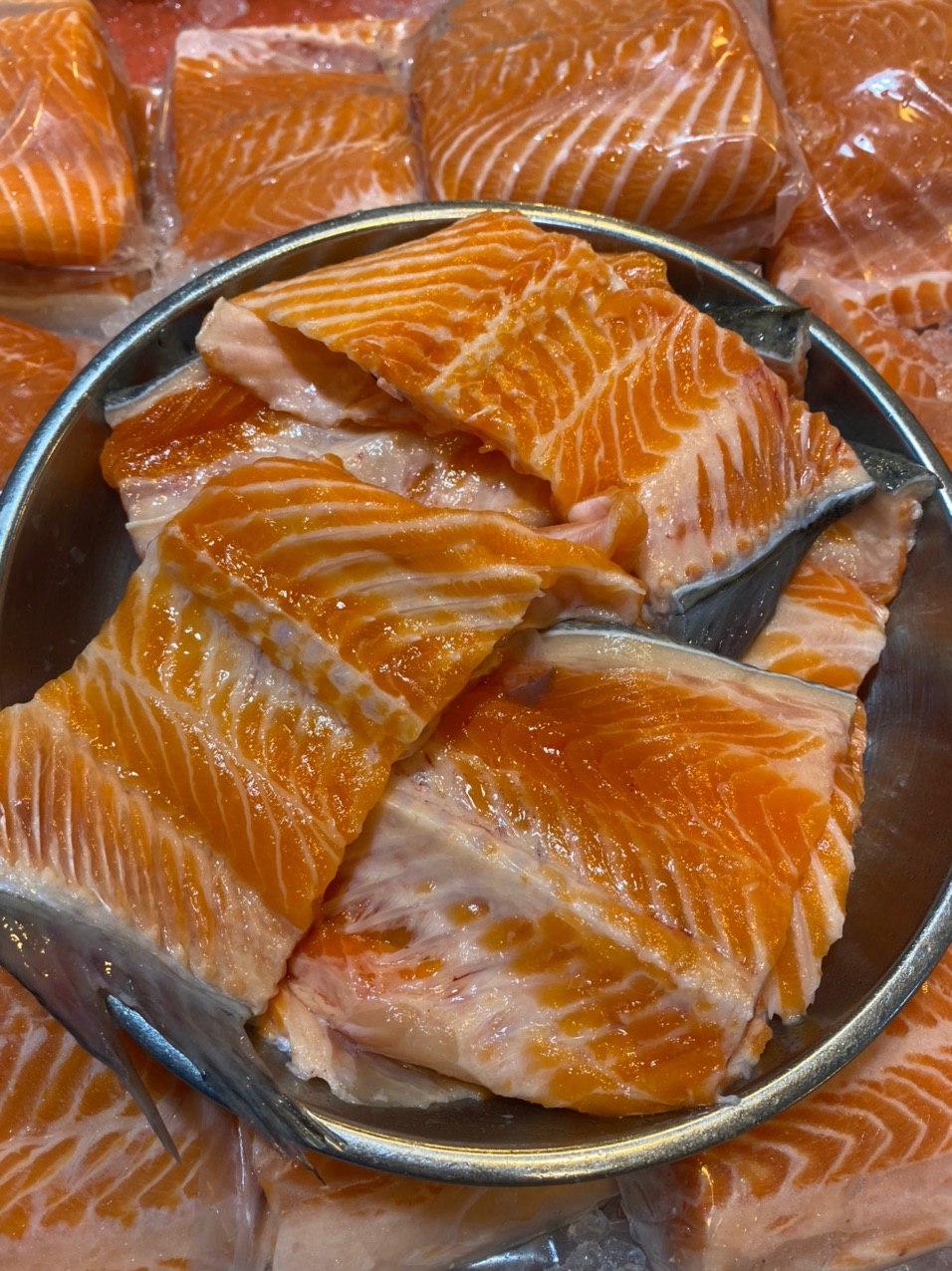 salmon fish bones