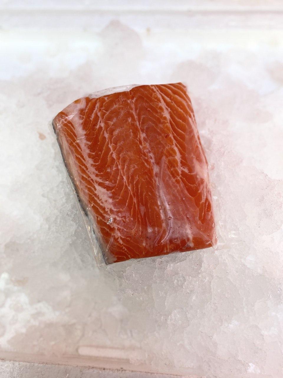 norway salmon fillet tail area